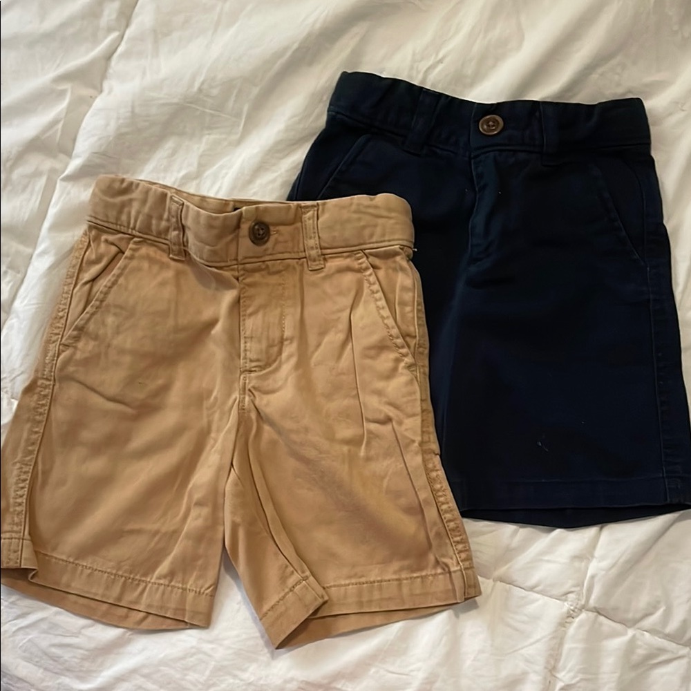 Gap 2T Tan and Navy Shorts Set